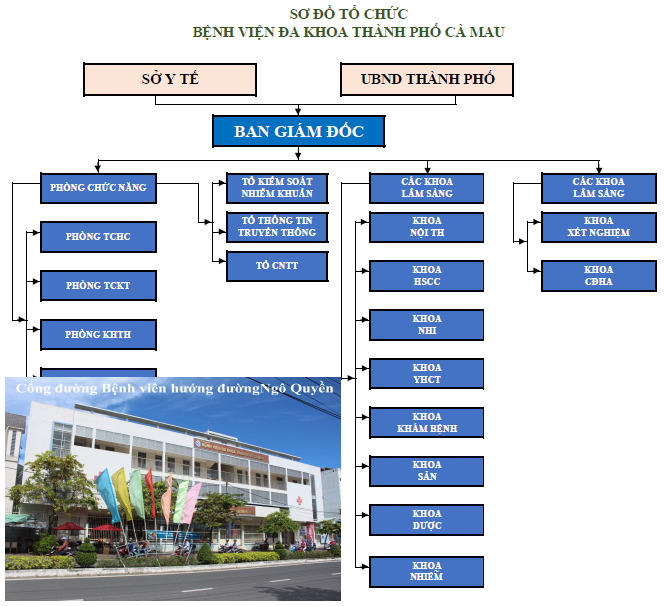 Sơ đồ tổ chức Bệnh viện